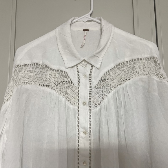 Free People Katie Bird Blouse - Picture 10 of 15
